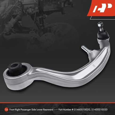 A-Premium Front Left Rearward Lower Control Arm, with Ball Joint & Bushing, Compatible with Infiniti G35 2003-2007, Nissan 350Z 2003-2009, RWD in Saudi Arabia