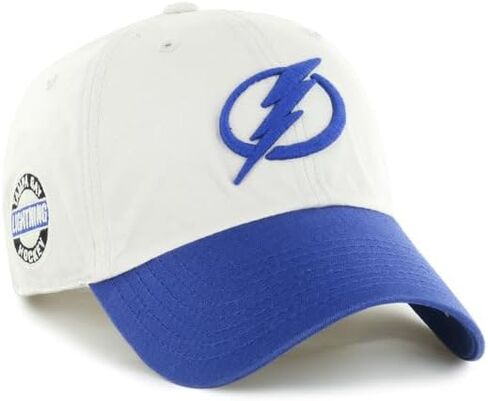 قبعة '47 Tampa Bay Lightning للرجال والنساء Sidestep Clean Up وحزام خلفي قابل للتعديل مع شعار لون الفريق in Saudi Arabia