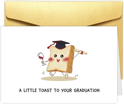Graduation Card for Him Her, Congratulations Card for New Graduate, Sweet Grad Card, All The Best Wishes for You in Saudi Arabia