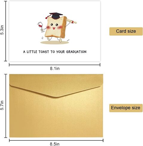 Graduation Card for Him Her, Congratulations Card for New Graduate, Sweet Grad Card, All The Best Wishes for You in Saudi Arabia