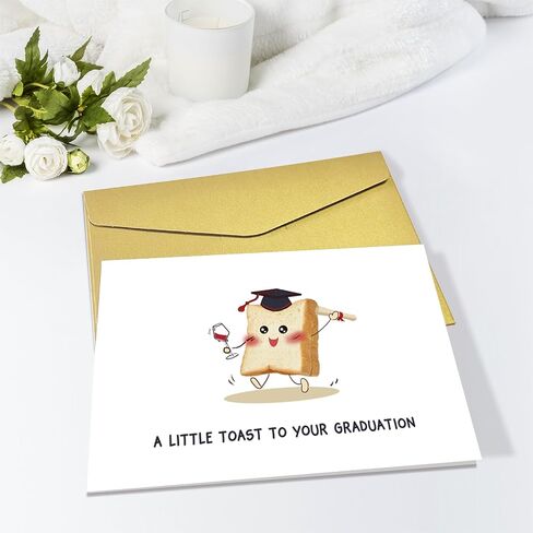 Graduation Card for Him Her, Congratulations Card for New Graduate, Sweet Grad Card, All The Best Wishes for You in Saudi Arabia