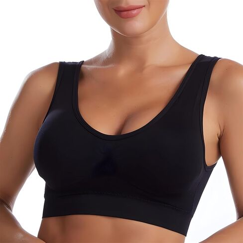 Sports Bras for Women High Support Women's Yoga Bras High Impact Plus Size Large Bust Back Perspiration Breathable in Saudi Arabia