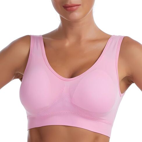 Sports Bras for Women High Support Women's Yoga Bras High Impact Plus Size Large Bust Back Perspiration Breathable in Saudi Arabia