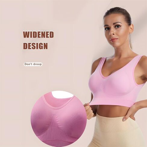 Sports Bras for Women High Support Women's Yoga Bras High Impact Plus Size Large Bust Back Perspiration Breathable in Saudi Arabia