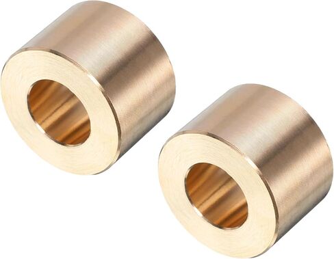 uxcell 2pcs Sleeve Bearings 1/2" Bore x 1" OD x 11/16" Length, Self-Lubricating Brass Bushings in Saudi Arabia