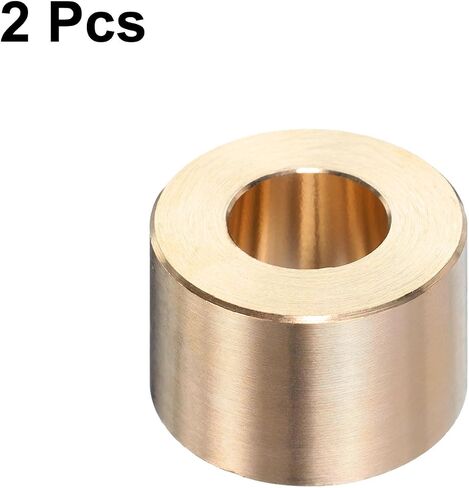 uxcell 2pcs Sleeve Bearings 1/2" Bore x 1" OD x 11/16" Length, Self-Lubricating Brass Bushings in Saudi Arabia