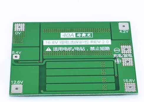 Organizer 2pcs 4S 30A 14.8V Li-ion Lithium 18650 Battery BMS Packs PCB Protection Board Balance Integrated Circuits in Saudi Arabia