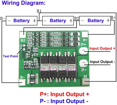 Organizer 2pcs 4S 30A 14.8V Li-ion Lithium 18650 Battery BMS Packs PCB Protection Board Balance Integrated Circuits in Saudi Arabia