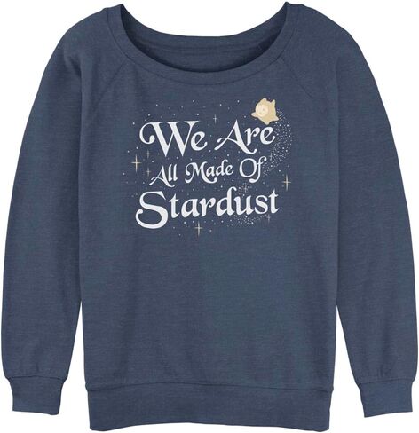 Fifth Sun Women's Disney's Wish Made of Stardust Junior's Raglan Pullover with Coverstitch in Saudi Arabia