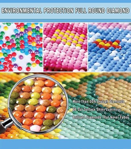 Beach Diamond Painting Kits for Adults - DIY Landscape Diamond Art Kits for Adults,5D Diamond Dots Paint with Diamonds Pictures Gem Art Kits Crafts for Adults for Home Wall Decor 12x16inch in Saudi Arabia