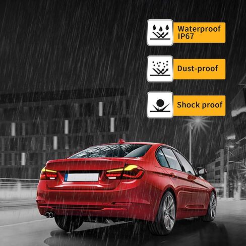 مصابيح VLAND OLED الخلفية متوافقة مع BMW 3-Series F30 F35 F80 Sedan 2013-2018 (ليس لـ 2015 328i F30) مع إشارات الانعطاف المتسلسلة الكهرمانية وإضاءة الرسوم المتحركة الديناميكية الحمراء ثلاثية الأبعاد (أنماط حمراء واضحة) in Saudi Arabia