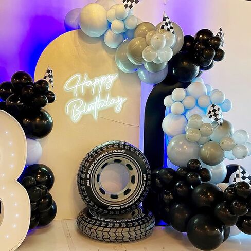 163Pcs Bee Balloons Garland Arch Kit with Lemon Yellow Smoke Brown Khaki Balloons for Baby Shower Sunflower Birthday Gender Reveal Bee Daisy Party Decorations in Saudi Arabia