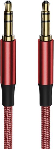3BAO3.5mm Audio Cable 2 Packs [1M+1M], Gray Nylon Braided Cable, Suitable for car Speakers, amplifiers, televisions, MP3 Players, Smartphones, Tablets, Home stereos, laptops, etc in Saudi Arabia