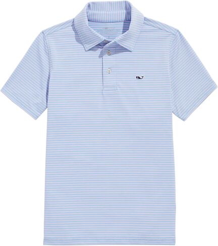 vineyard vines Boys' Bradley Stripe Sankaty Polo in Saudi Arabia