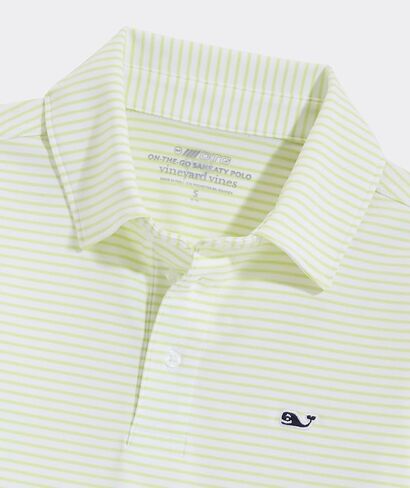 vineyard vines Boys' Bradley Stripe Sankaty Polo in Saudi Arabia