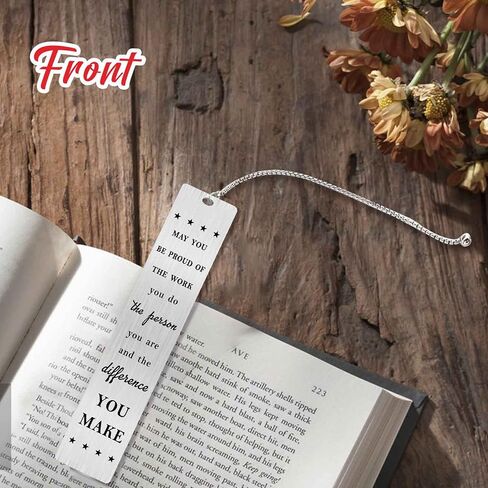 Jzxwan Coworker Thank You Gifts for Men Women, May You Be Proud of The Work You Do Bookmark, Thanks for All You Do Gifts for Employees Staff Colleague, Farewell Going Away Gifts for Co-Worker in Saudi Arabia
