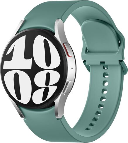 أحزمة No Gap متوافقة مع نطاقات Samsung Galaxy Watch 6/5/4 40 مم 44 مم وساعة Galaxy Watch 6 الكلاسيكية 43 مم 47 مم، 20 مم أحزمة بديلة رياضية من السيليكون الناعم متوافقة مع أحزمة ساعات سامسونج للنساء والرجال in Saudi Arabia