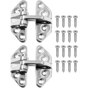 2.75" x 2.6" Marine Hatch Hinge, Heavy Duty Long Reach Hinge with Removable Pin, Stainless Steel 316 Hardware Boat Door Hinges for Ship Kayak RV Yacht