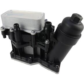 MUNIK Oil filter housing for BMW X5 (F15) 2014-2018 xDrive30d, Replacement # 11428507697