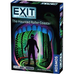 Exit: The Haunted Roller Coaster | Exit: The Game - A Kosmos Game from Thames & Kosmos | Family-Friendly, Card-Based at-Home Escape Room Experience for 1 to 4 Players, Ages 10+