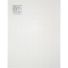 Darice Plastic Mesh Canvas - White - 10.5 x 13.5