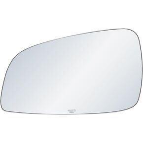 exactafit 8313L Driver Side Mirror Glass Replacement Repair Compatible With 2008-2012 Chevy Malibu, 2007-2009 Saturn Aura