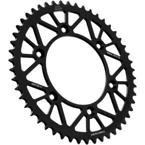 JT Sprockets JTA897.50BLK Black Racelite Anodized Aluminum 7075 T6 Rear Sprocket, Single