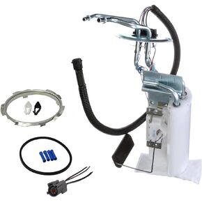 Electric Fuel Pump Assembly Replacement for Compatible with 1990 1991 1992 1993 1994 1995 1996 Ford F150 F250 F350 1997 F-250 HD (After Axle Tank; Steel Tank; 18 Gal Tank) Replaces SP2007H