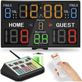 لوحة نتائج كرة القدم متعددة الرياضات تعمل بالبطارية مع لوحة تحكم خارجية لتسليط الضوء على كرة السلة لدوري المصارعة وبطولة كرة القدم in Kuwait