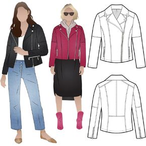 Style Arc Sewing Pattern - Ziggi Jacket (Sizes 04-16)