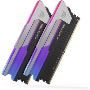 Acer Predator Apollo RGB 16GB (8GBx2) ذاكرة الوصول العشوائي للألعاب 3600 ميجاهرتز DDR4 CL16 1.35V مجموعة ذاكرة LED للكمبيوتر المكتبي - BL.9BWWR.228