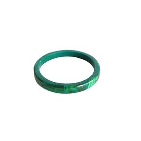 Handcrafted Malachite Elegance: Natural Green Malachite Gemstone Bracelet Bangle for Women and Men! (M)