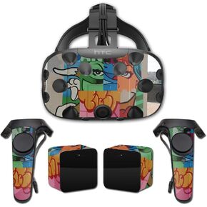 MightySkins Skin Compatible With HTC Vive Full Coverage - Danger | Protective, Durable, and Unique Vinyl Decal wrap cover | Easy To Apply, Remove, and Change Styles | Made in the USA