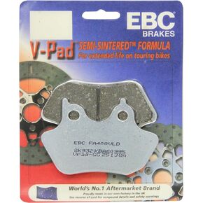 EBC Brakes FA400VLD VLD Chrome Semi-sintered Touring Bike Disc Brake Pad , Black