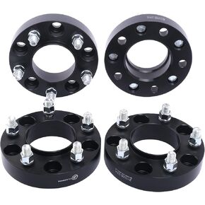 VLAOSCHI Black Forged 5x5 to 5x4.5 Hubcentric Wheel Adapters 1 Inch with 1/2" Studs Compatible with Jeep 5 Lug 5x127 to 5x114.3 for 2007-2018 Wrangler JK | 1999-2010 Grand Cherokee WJ WK - Pack of 4