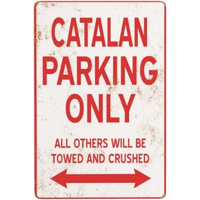 Metal Signs Aluminum Sign, Caring Parking Only Reserved-Parking Chic Vintage Tin Signs 8 X 12 Inches, Retro Rusty Traces, Classic Designs, Stylish Funny, Versatile Decor Home Wall Art Gifts