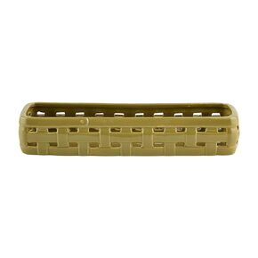Mud Pie Woven Cracker Dish, Green, 2" x 12"