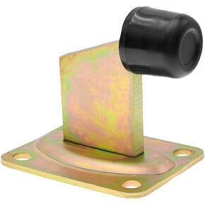 Skelang Gate End Stop Floor, Sliding Gate Stop with Base, Heavy Duty Gate Stopper Mount for Sliding Driveway Gate, Swing Door, Rolling Gate