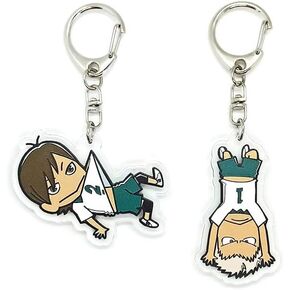 Inc. - Set of 2 Haikyuu Acrylic Keychain Takanobu Aone, Kenji Futakuchi v1