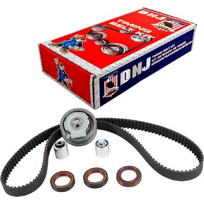 DNJ TBK802 Timing Belt Kit for 2005-2015 / Audi, Volkswagen / A3, A4, A4 Quattro, Eos, GTI, Jetta, Passat, TT, TT Quattro / 2.0L / DOHC / L4 / 16V / 121cid / BPG, BPY, BWT, CDMA