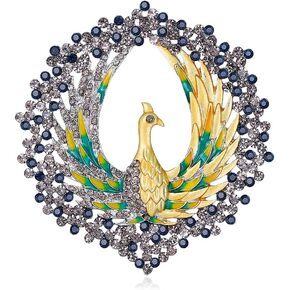 Large Brooch Crystal Brooch Rhinestone Brooch Large Brooch Gold Brooch for Women Rose Gold Brooch Brooch Valentine's Day