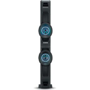 Sylvania SP263G Bluetooth FM Radio USB Charging Tower Speaker, Black