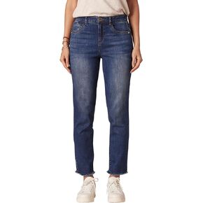 Democracy Women's Ab Solution Slim Straight, Blue