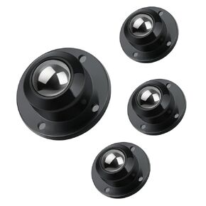4 Pack Caster Wheel,Duty Heavy Swivel Wheels,Self Adhesive Hot Casters for Suitcases Chair Furniture Carts Small Appliances Storage Bins Office Desk,1.37 Inch Replacement Wheel Set