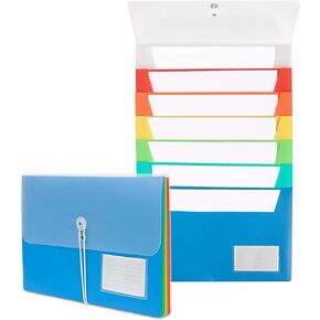 DocIt Organizer for Letter Size Paper (7 Pocket Folder, Single)