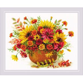 Riolis Counted Cross Stitch Autumn FL, Multicoloured
