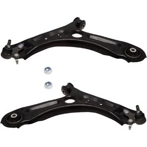 2Pc Suspension (For 4-Door Sedan) Front Lower Control Arm and Ball Joint Assembly Compatible With 2011-2018 Volks-wagen Je-tta (Replace # K621949 K621950 5C0407151A 5C0407152A)