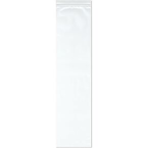 Plymor 6" x 24" (Pack of 100), 4 Mil Heavy Duty Zipper Reclosable Plastic Bags
