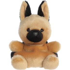 Aurora® Adorable Palm Pals™ Hans German Shepherd™ Stuffed Animal - Pocket-Sized Play - Collectable Fun - Brown 5 Inches