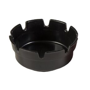 Update International (AST-4BK) 4 1/4" Plastic Ash Tray
